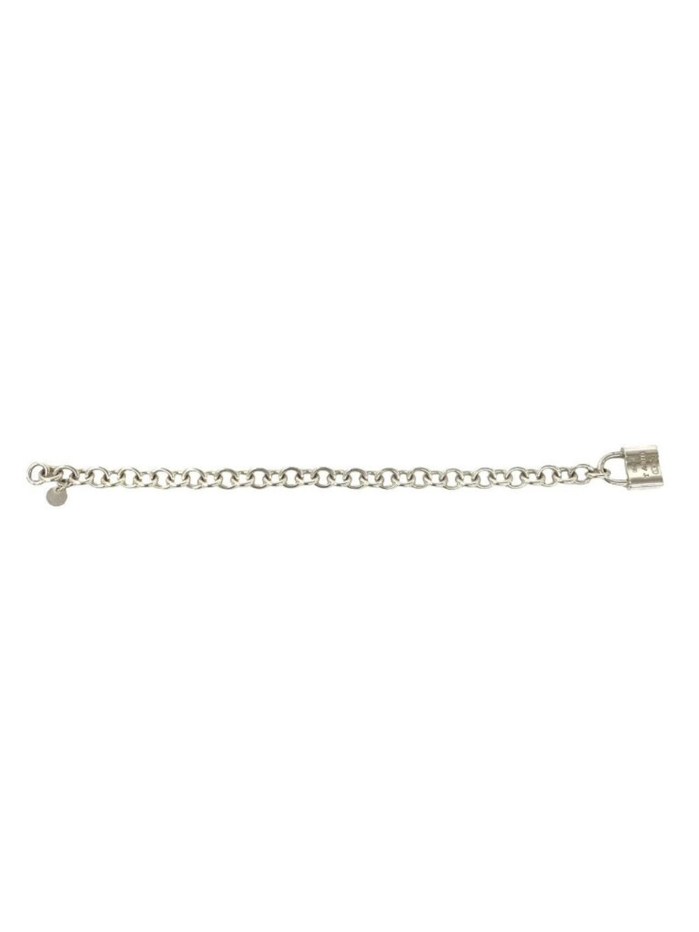 Tiffany & Co Cadena Lock Bracelet 925 Sterling Silver Chain - Picture 6 of 6